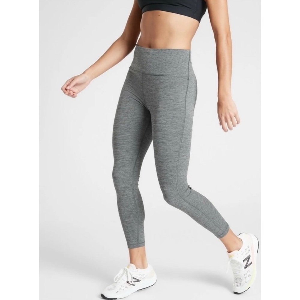 athleta ultimate stash‎ pocket 7/8 tight gray size XS